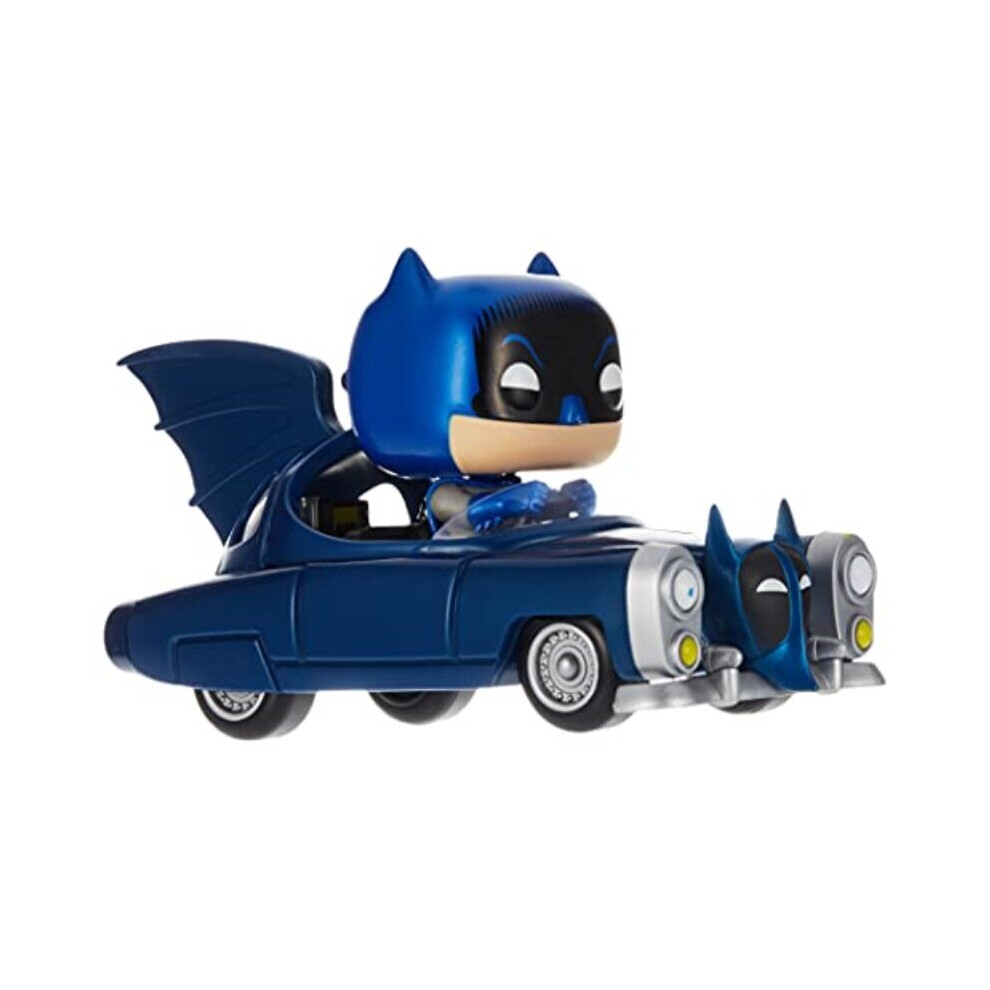 Funko Pop! Rides: Batman 80th - Blue Metallic 1950 Batmobile Vinyl Figure,  Exclusive