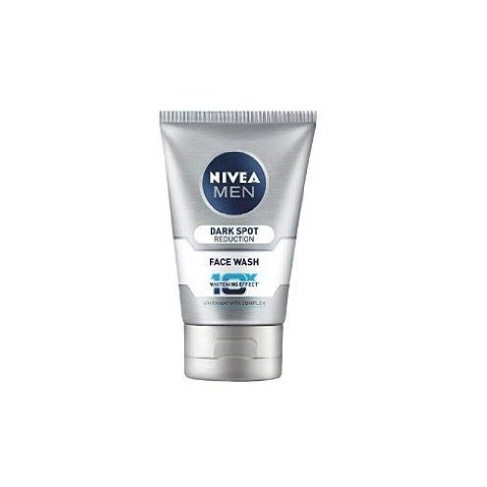 Nivea For Men Advanced Whitening Dark Spot Reduction Face Wash, 100ml (Pack Of 2)