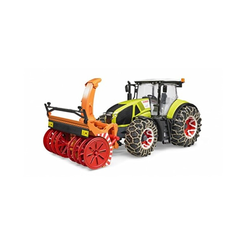 Bruder Claas Axion 950 with Snow Chains & Snow Blower