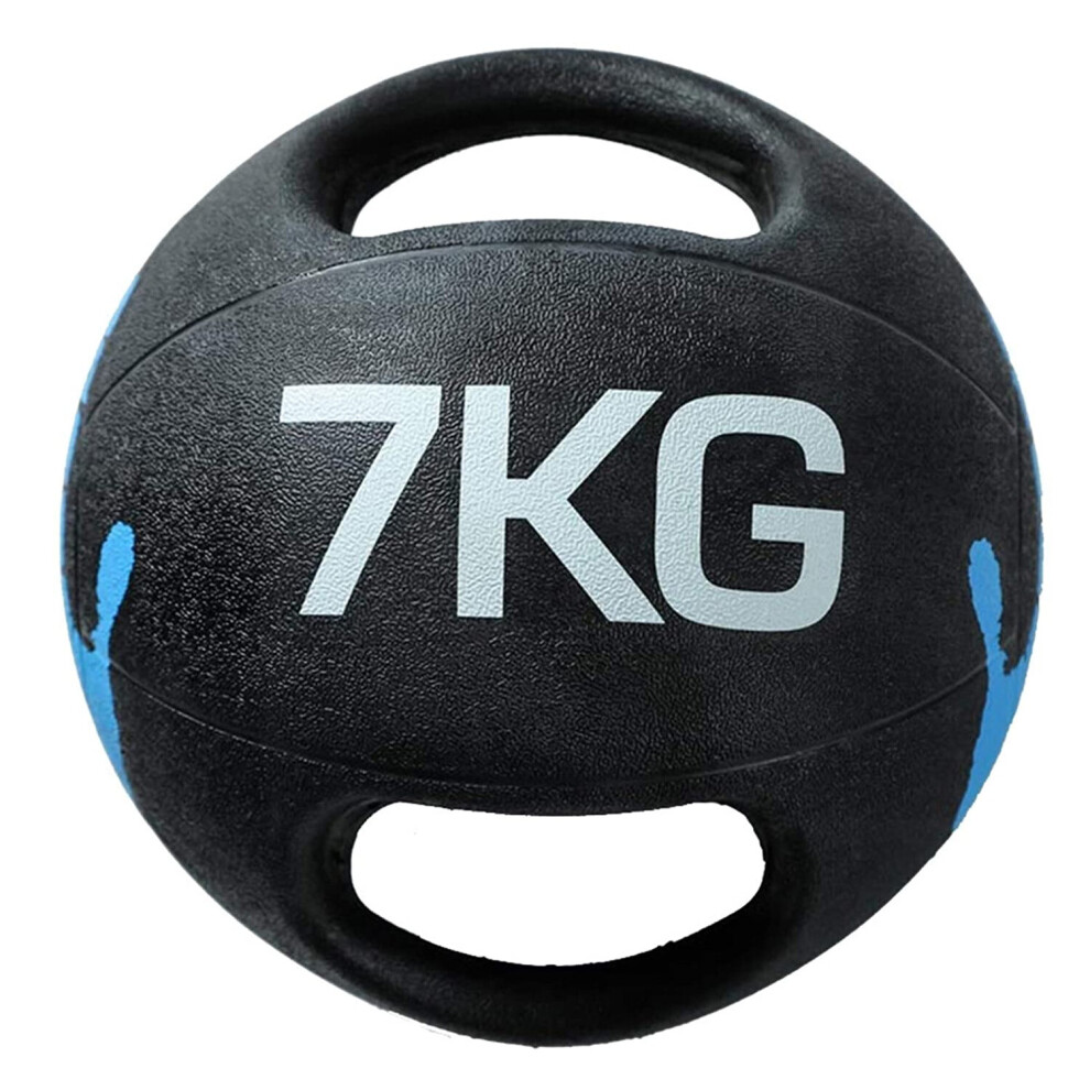 Modern Fitness (7Kg) Medicine Ball Double Dual Handle Grip 4-10Kgs