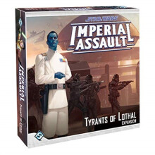 Star Wars Imperial Assault Brädspel Tyrants of Lothal EXPANSION - Episk Sci-Fi Miniatyrstrategi för Barn och Vuxna, 14+, 1-5 Spelare, 1