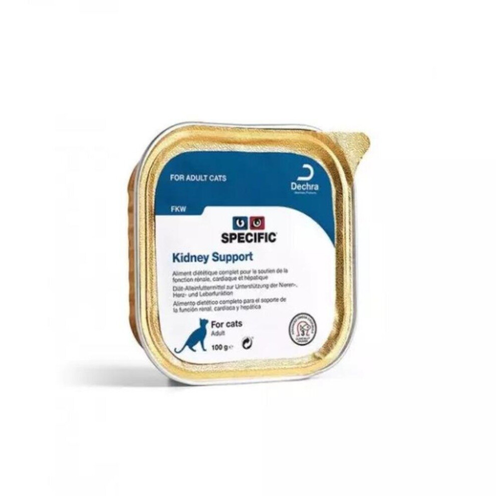 Dechra Specific FKW Cat Food Kidney Support Foil Trays 28x100G