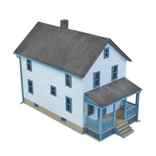 Walthers Cornerstone HO Scale Model Story Frame House Kit, 1/16 12.7 x 6.3 x 10.3cm