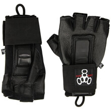 Triple Eight Hired Hands Skateboarding Wrist Guard Gloves Large Black (604352 80003)