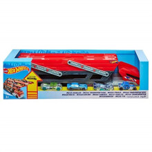 Hot Wheels MEGA Hauler + 4 Cars Vehicles