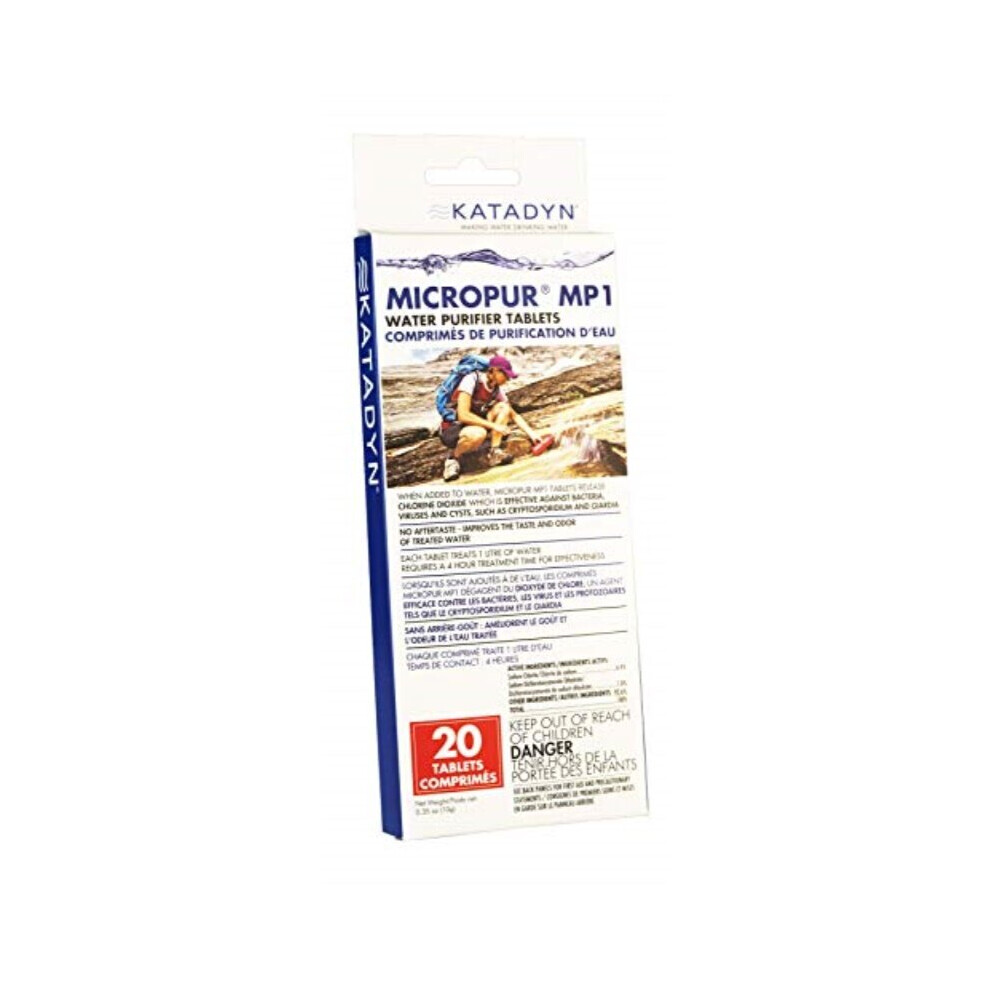 Katadyn Micropur MP1 Purification Tablets (20 Tablets)