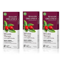 Avalon Organics CoQ10 & Rosehip Wrinkle Defense Night Creme, 1.75 Ounce -- 3 per case