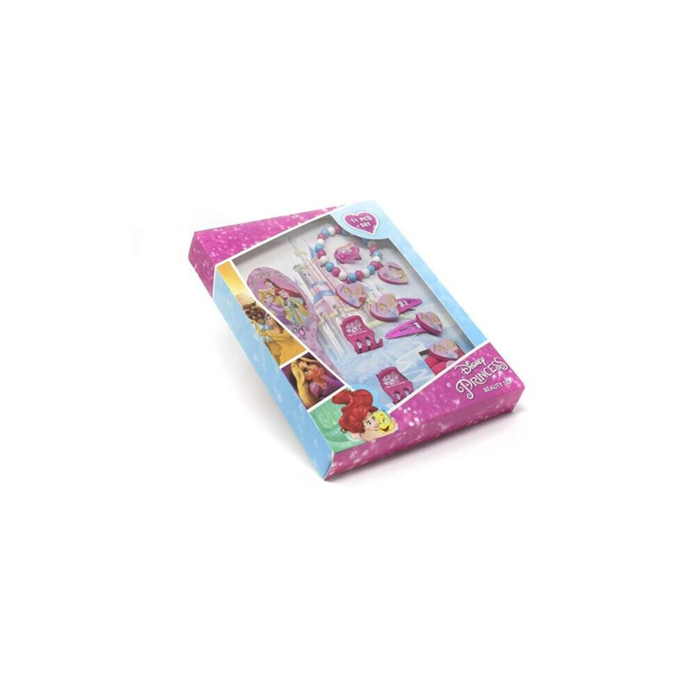 Disney Princess Hair And Beauty 11 Piece Set Pink