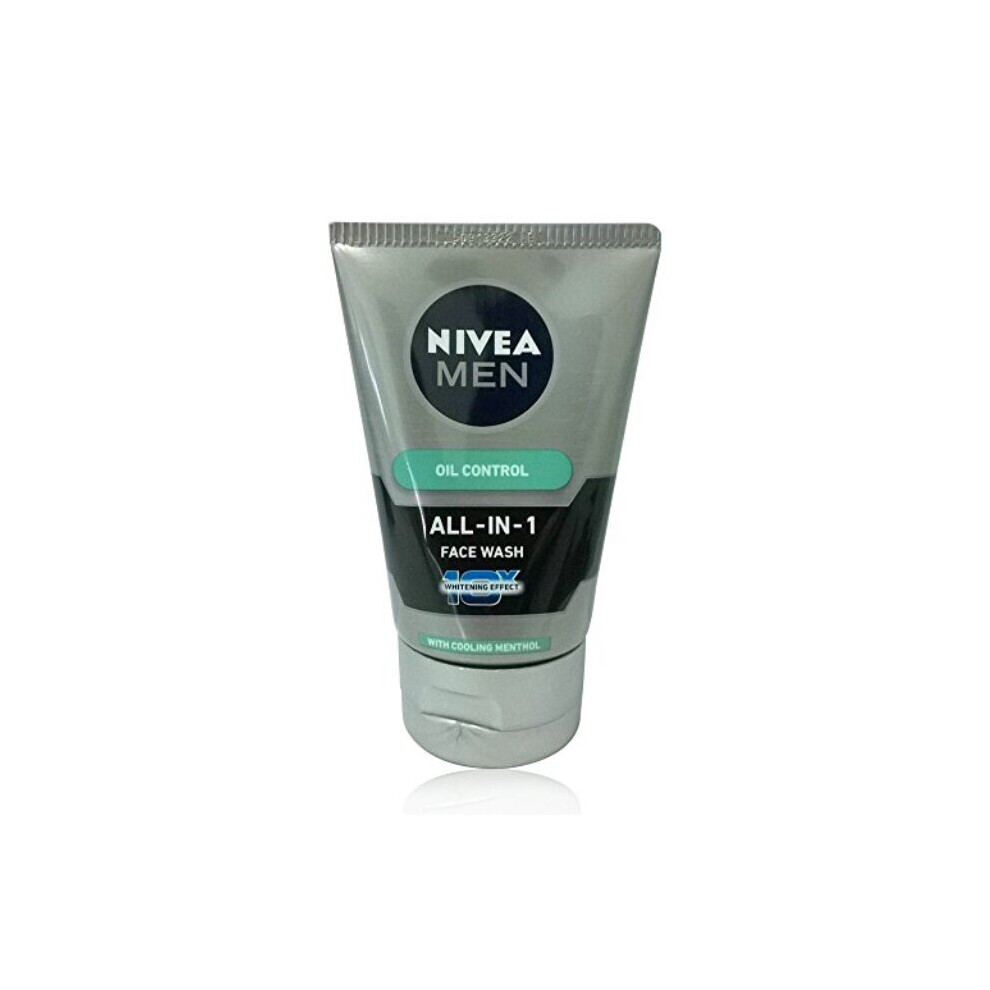 Nivea Men All-In-1 10X Whitening Effect Face Wash (100G) (Pack Of 2)