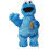 Sesame Street Sesame Street Feed Me Cookie Monster Plush: Monstro interativo de biscoitos de 13 polegadas, diz frases bobas, risos de barriga, brinquedo de rua da V 1
