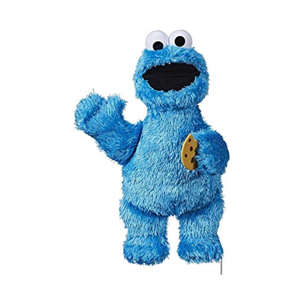 Sesame Street Feed Me Cookie Monster Plush: Interactive 13 Inch Cookie Monster, Says Silly Phrases, Belly Laughs, Sesame Street Toy for Kids 18 Months