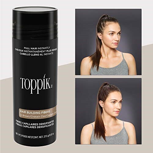 TOPPIK Toppik Hair Building Fibers, Light Brown, 0.97 Oz