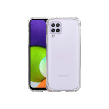 (Clear) Case For Samsung Galaxy A22 5G Silicone Gel Phone Cover