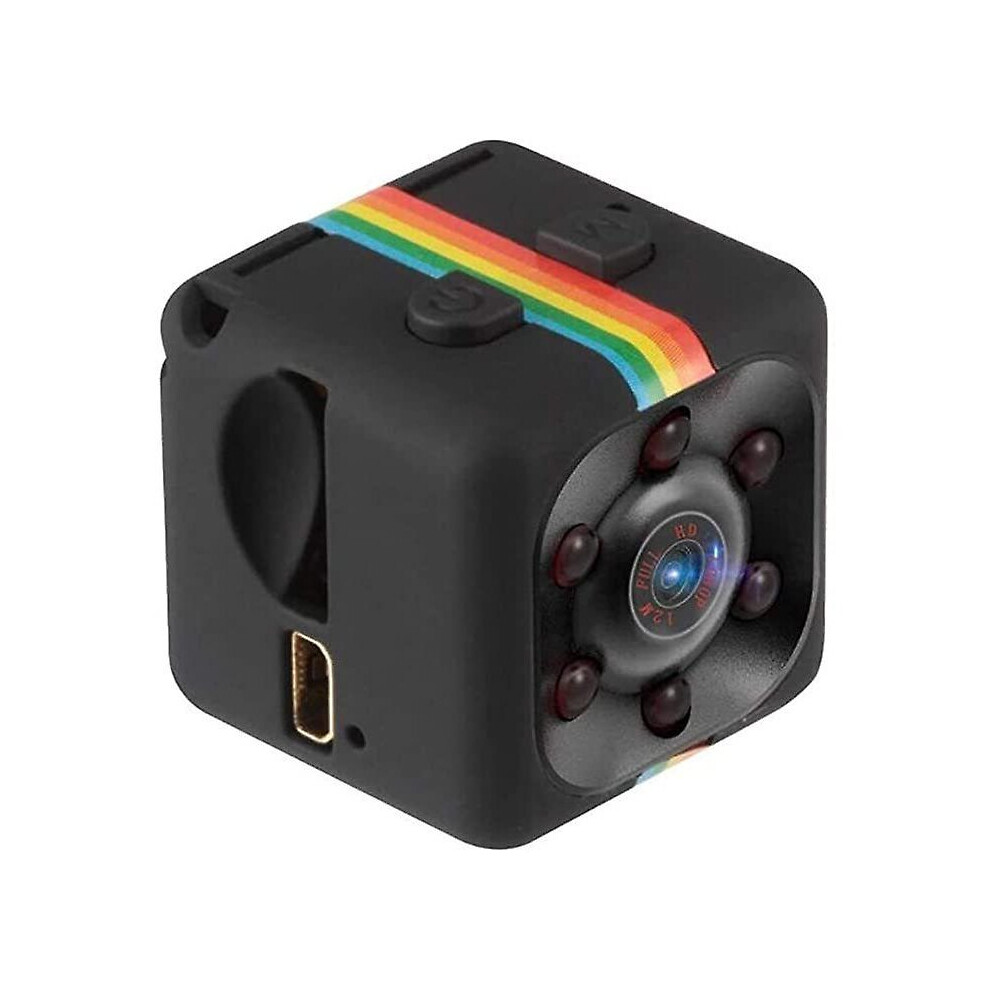 Sq11 Hd Camcorder, Mini Cam 1080P Sport Mini Dv Video Voice Recorder For Home Office (Black) Black 8072148926421