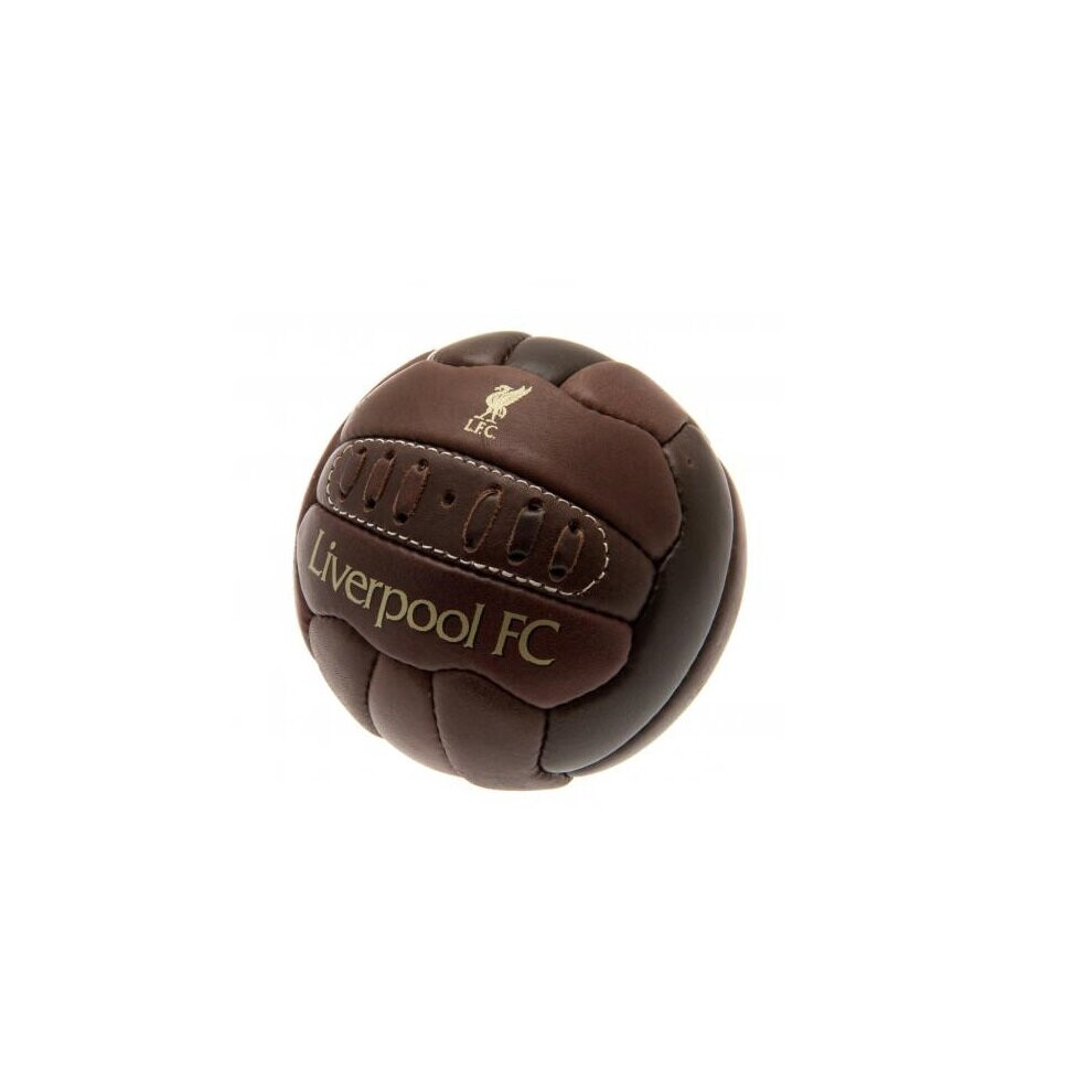Liverpool Fc Retro Heritage Mini Ball Gold
