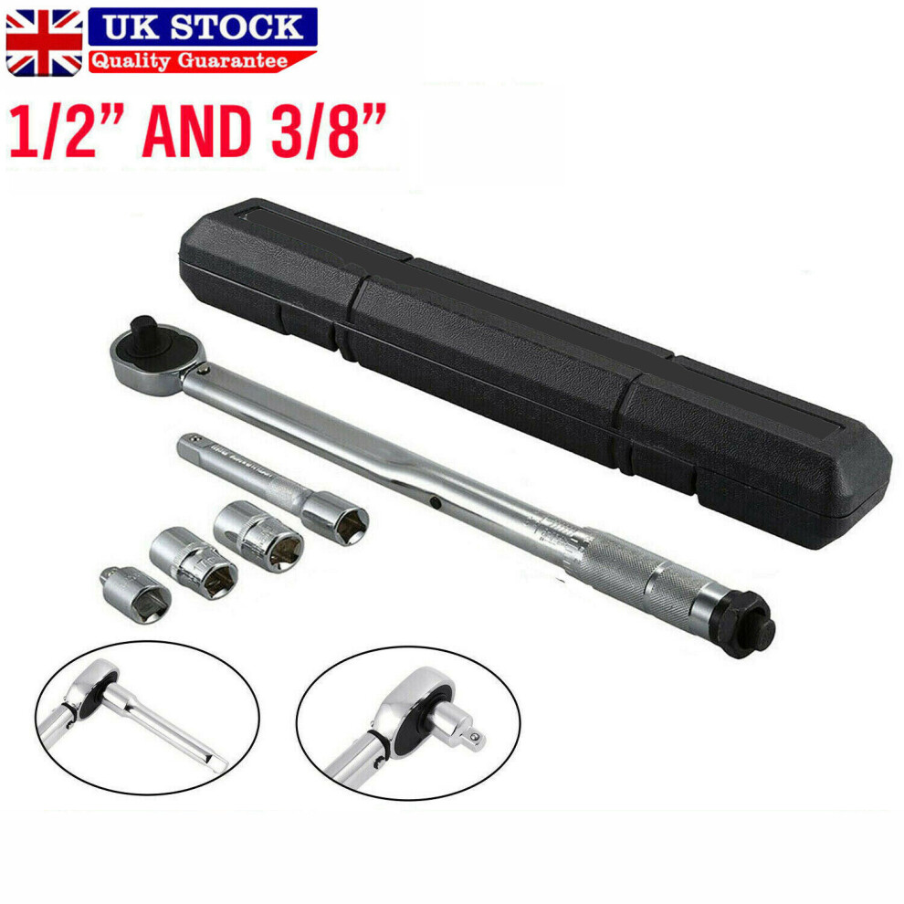 1/2 Ratcheting Torque Wrench 28-210Nm Socket Drive Ratcheting 972249693315