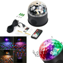 Mini RGB LED Party Light Pub Disco Party Effect Lamp With Remote Controller