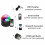 Mini RGB LED Party Light Pub Disco Party Effect Lamp With Remote Controller 3