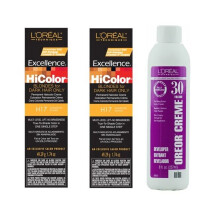 (H17 (2pks) & 30 Vol. Dev. 8oz) L'Oreal HiColor Sandstone Blonde H17