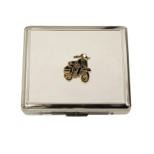 Vespa scooter contact lens case accessories and mirror