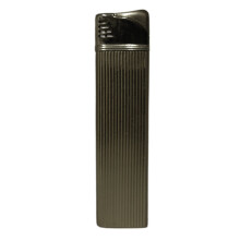 Knight pinstripe gunmetal electronic gas lighter