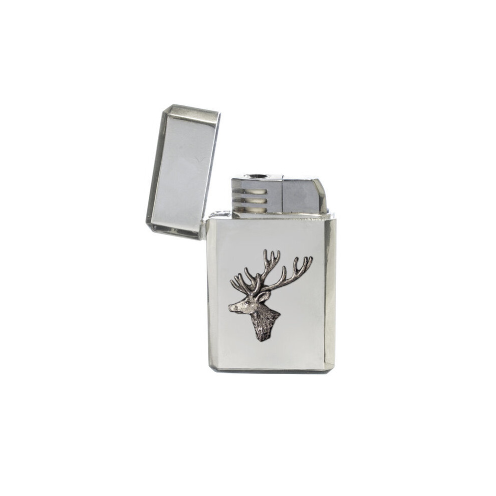 Knight Stag Head Stormproof Gas Lighter