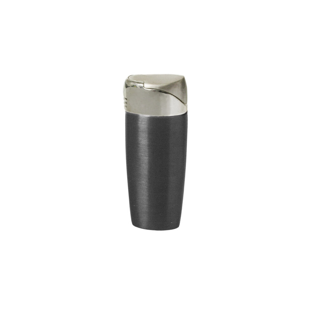 Knight Brushed Gunmetal Electronic Gas Lighter