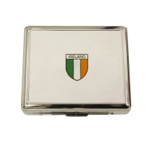 Irish tricolour contact lens case accessories and mirror