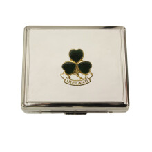 Ireland shamrock contact lens case accessories and mirror