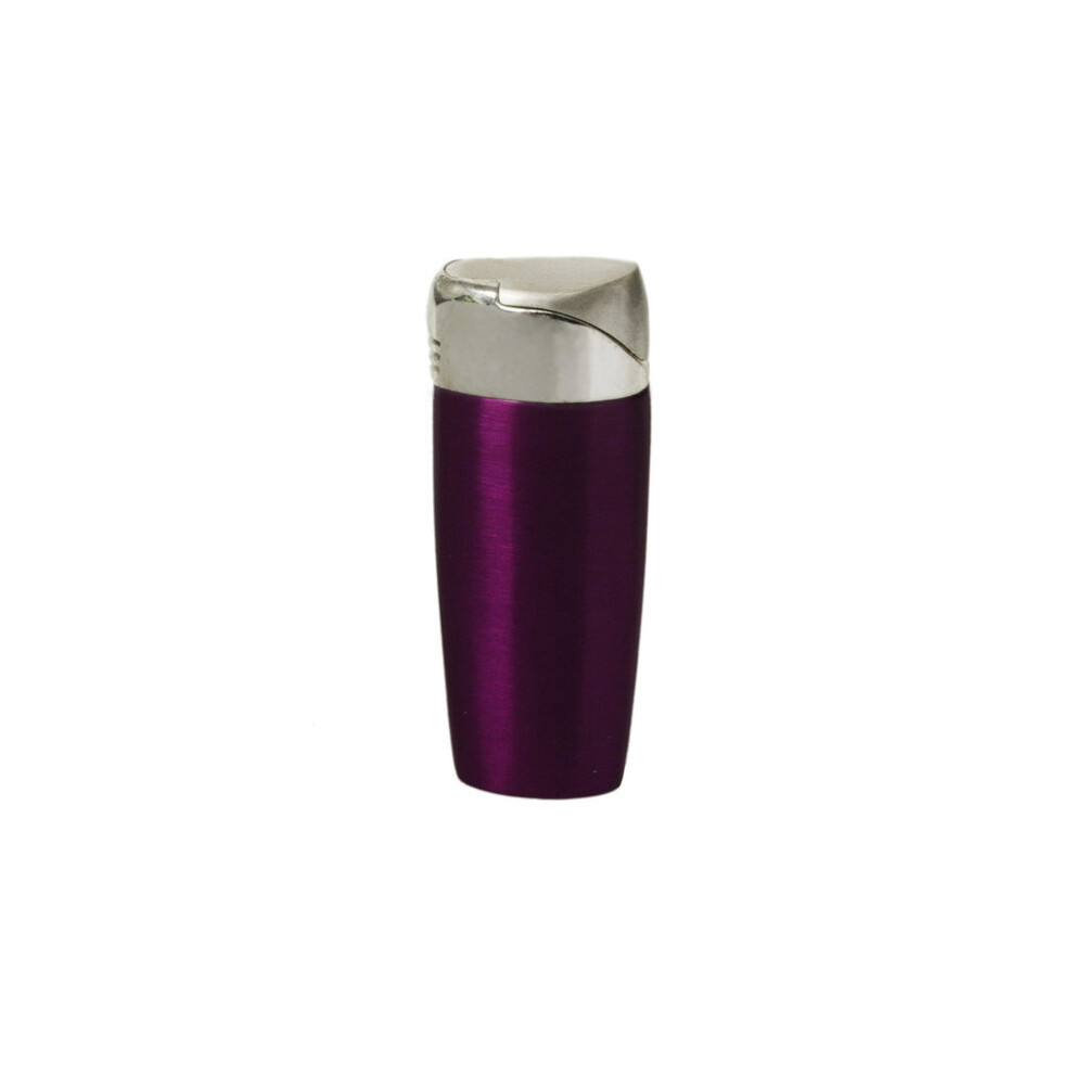 Knight Purple Brushed Electronic Gas Lighter