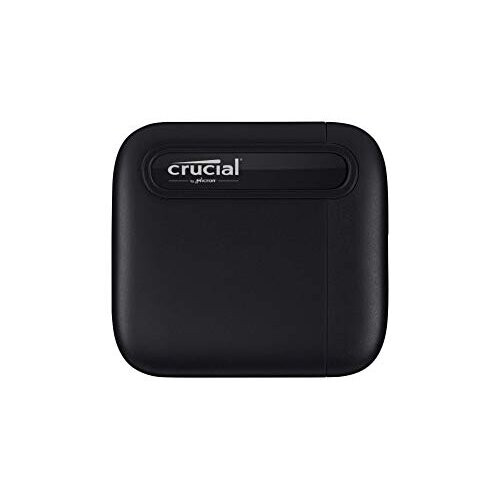 Crucial Crucial CT2000X6SSD9 X6 2 TB Portable SSD - Up to 540 MB/s - USB 3.2 - External Solid State Drive, USB-C 2