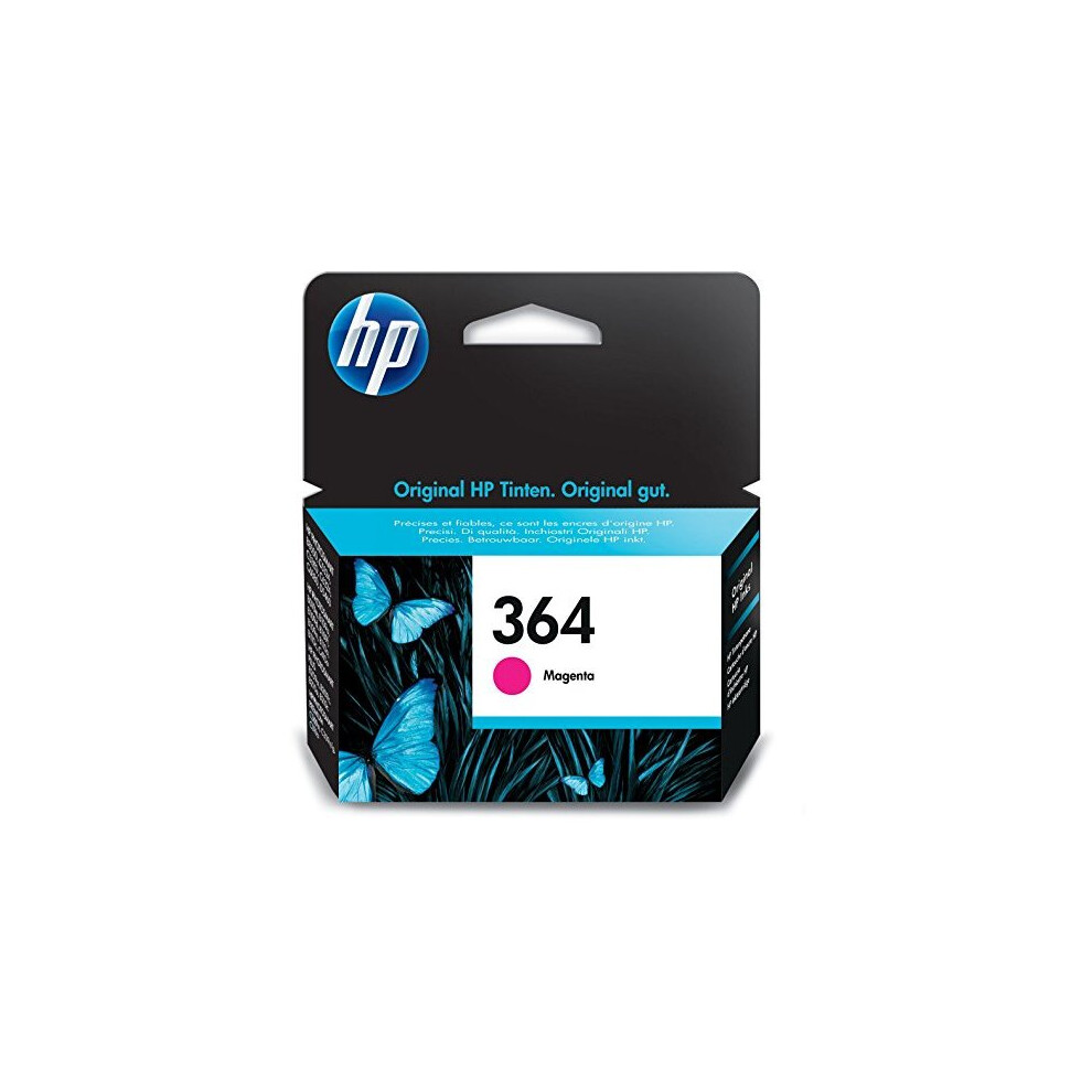 HP CB319EE 364 Original Ink Cartridge, Magenta, Single Pack