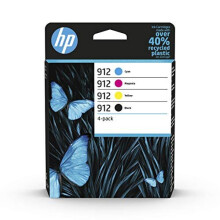 Cartuccia d'inchiostro - HP - Confezione da 4 - Nero, Ciano, Magenta, Giallo - Inkjet - Resa standard