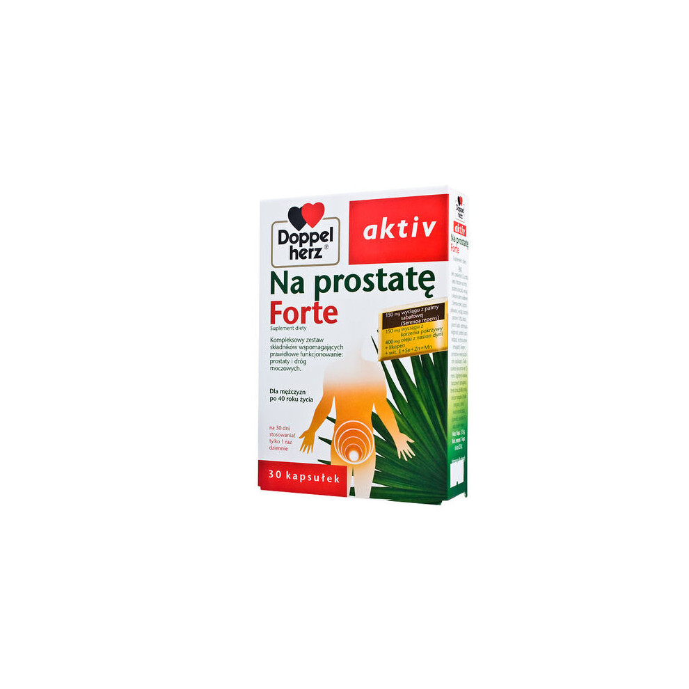 Doppel Herz Activ Doppelherz Aktiv, For Forte Prostate, 30 Capsules
