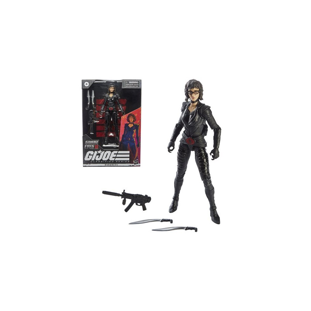 Hasbro G.i. Joe Baroness Action Figure Classified Series 6-Inch Snake Eyes: G.i. Joe Origins