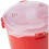 Microwave Rice Cooker, 2.6 L - Red/Clear 5