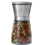 Salt Pepper Grinder Stainless Steel Glass Shaker Adjustable 5