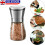 Salt Pepper Grinder Stainless Steel Glass Shaker Adjustable 1