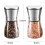 Salt Pepper Grinder Stainless Steel Glass Shaker Adjustable 2
