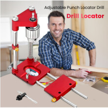 Woodworking Tool Drill Locator Adjustable Punch Locator Drill Template Guide