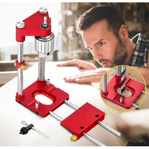 Woodworking Tool Drill Locator Adjustable Punch Locator Drill Template Guide 1