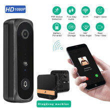 1080P Video Wireless WiFi Doorbell Smart Door Bell Ring Intercom Camera Security