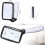 Rectangular Magnifying Glass LED with Light Magnifier Large Foldable Handheld With 3