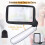Rectangular Magnifying Glass LED with Light Magnifier Large Foldable Handheld With 6