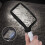 Rectangular Magnifying Glass LED with Light Magnifier Large Foldable Handheld With 5