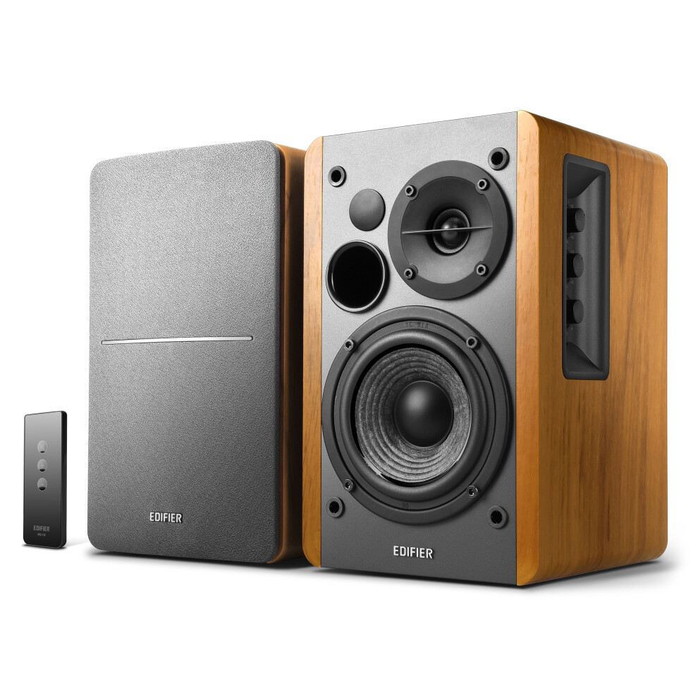 Edifier R1280T Active 2.0 Bookshelf Speaker Set - Brown