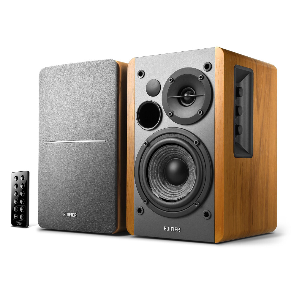 Edifier R1280DB Active 2.0 Bluetooth Bookshelf Speaker Set - Brown