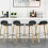 2X Black Bar Stools UK Furniture Pub Kitchen , Best 8