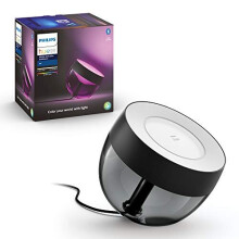 Philips Hue Iris White and Colour Ambiance [Black] Smart LED Table Lamp, with Bluetooth Works with Alexa and Google Assistant
