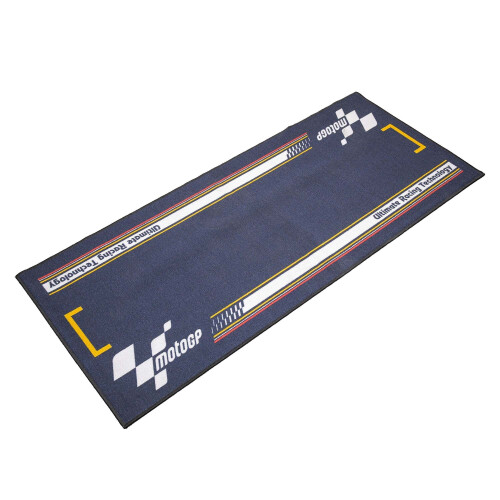(Black/White) MotoGP Motorcycle Garage Mat Series 4